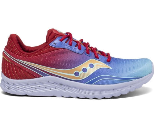 Tenis Saucony Max Kinvara 11 Hombre Zapatos Neutrales Rojas / Teal México MX-245-VC
